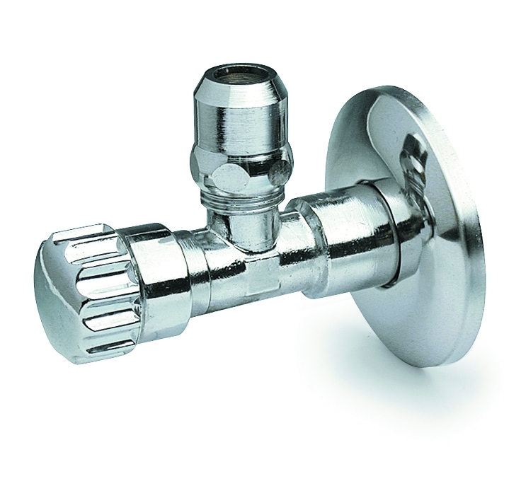 Chrome-plated Valve 1/2 X 3/8 Multiturn 